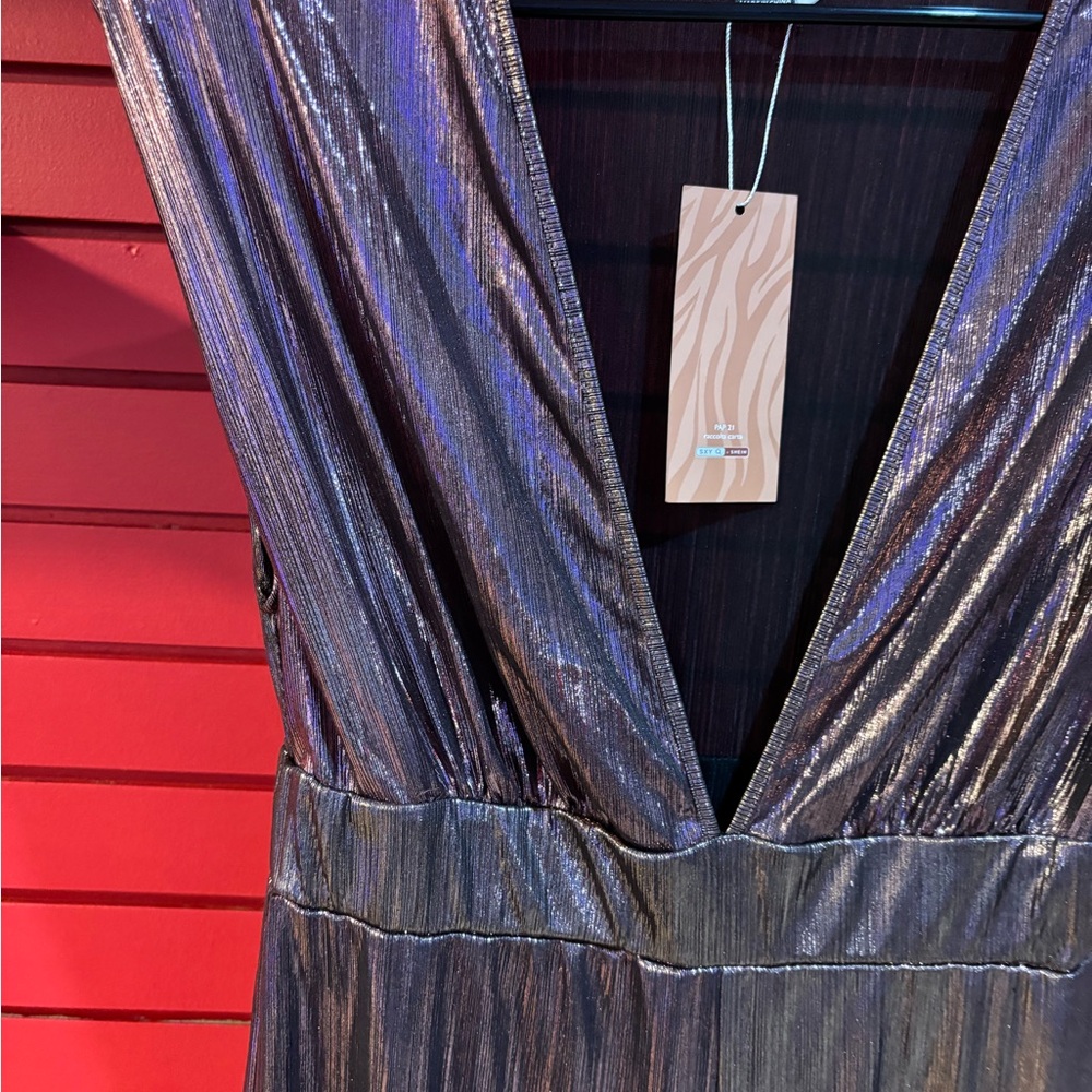 Metallic Multi Color Jumpsuit - Picture 4 of 4
